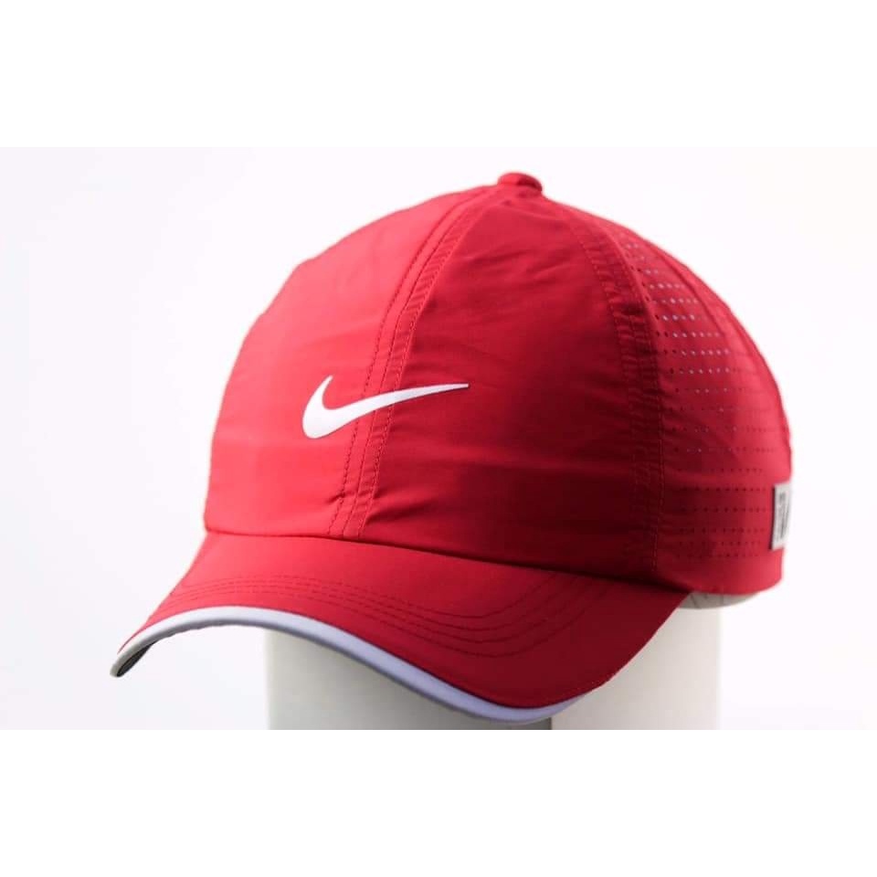 NÓN LƯỠI TRAI LOGO NIKE VAPOR CHẤT DÙ SIÊU NHẸ LỖ LAZER 4 MÀU ĐEN,TRẮNG,ĐỎ,XANH ĐEN