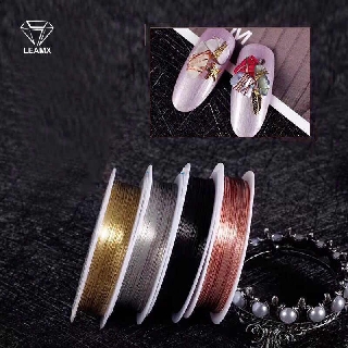 Cuộn Dây Đồng Trang Trí Móng Tay 0.3mm (  10 màu )