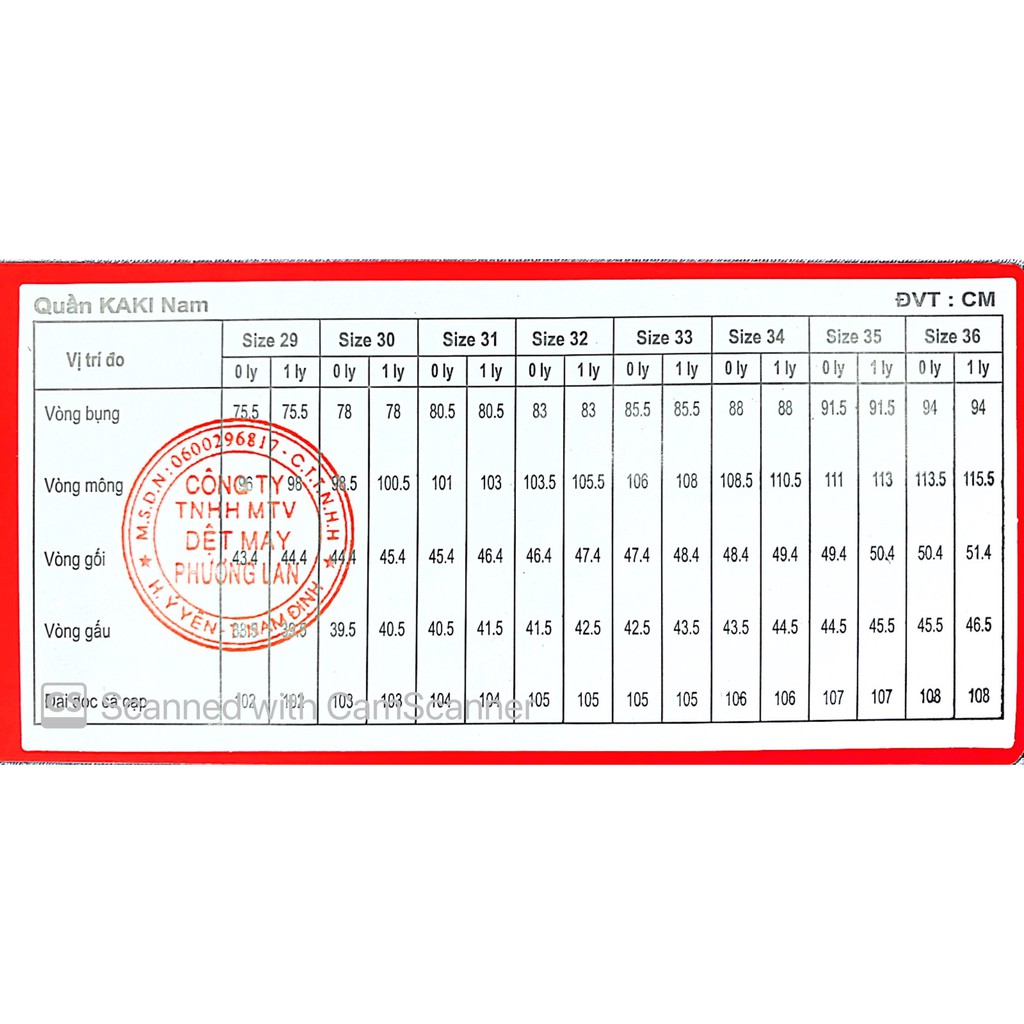 Quần kaki nam 1 ly Classic Vĩnh Tiến 499 - D189