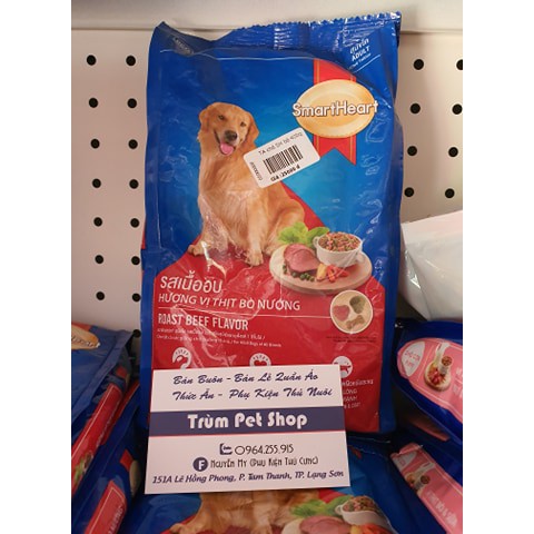 [Mã PET50K giảm Giảm 10% - Tối đa 50K đơn từ 250K] thức ăn chó smart heart 400gram
