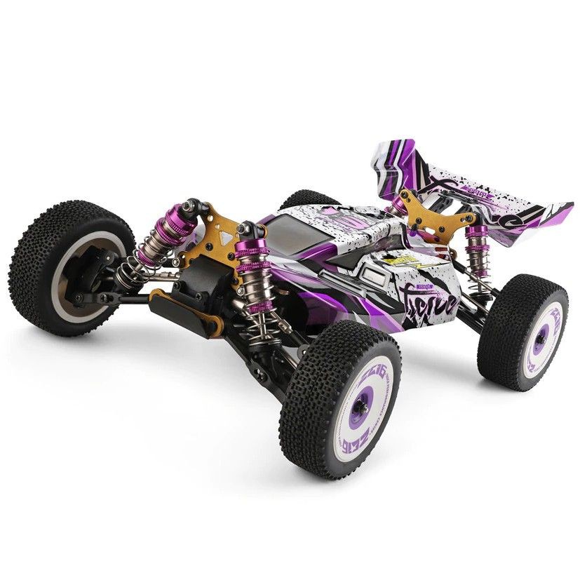 Xe điều khiển Wltoys 124018 124019 Cao Cấp 60km/h , Khung Trục Kim Loại