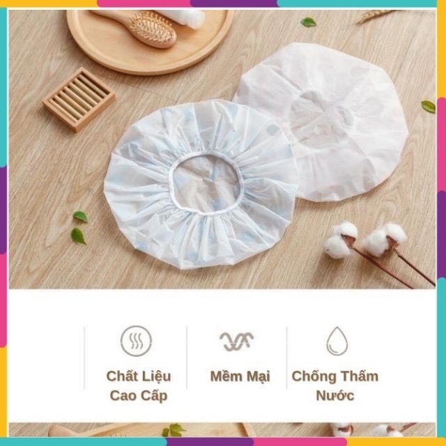 Mũ Trùm Đầu Tiện lợi Ủ tóc, Chống thấm nước HNH002