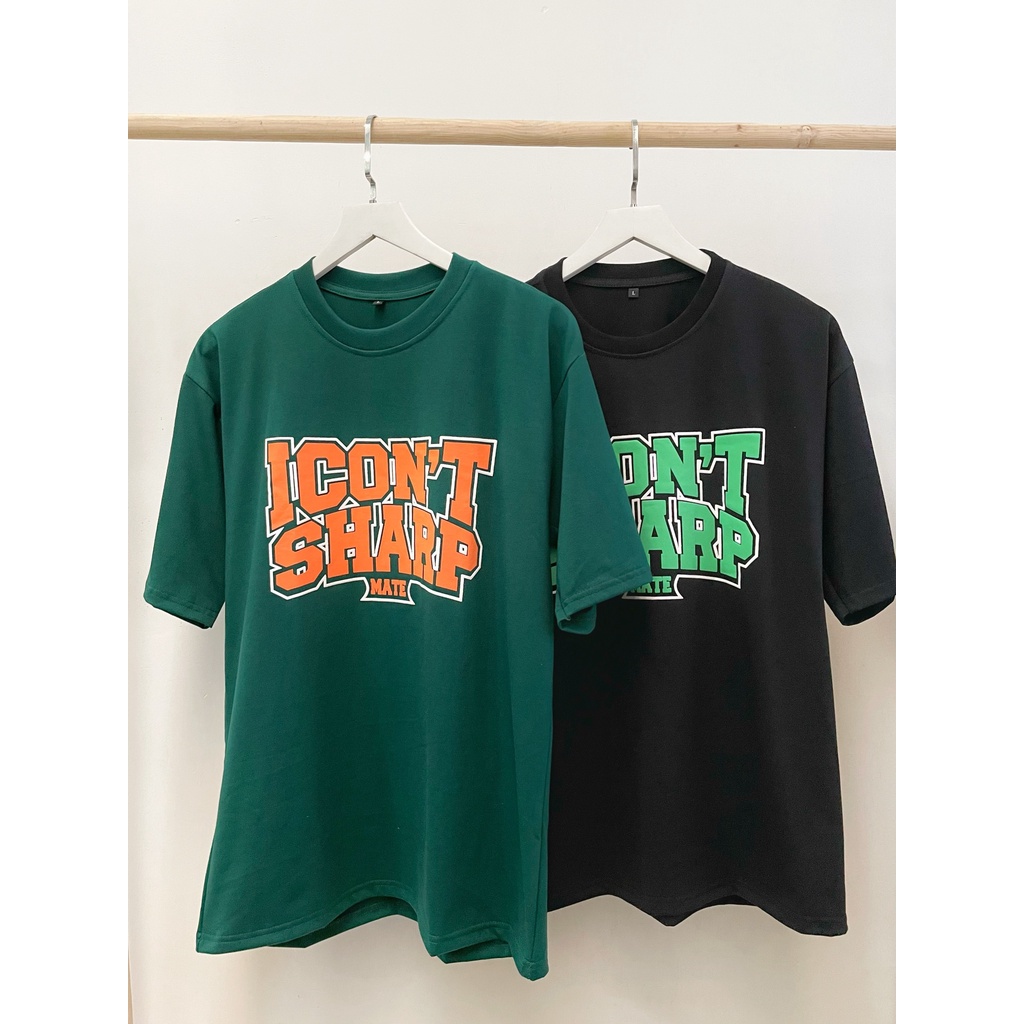 Áo Thun tay lỡ in ICON'TSHARP Nam Nữ Unisex cổ tròn, áo phông ngắn tay Boin shop ảnh thật, không nhăn, k ra màu