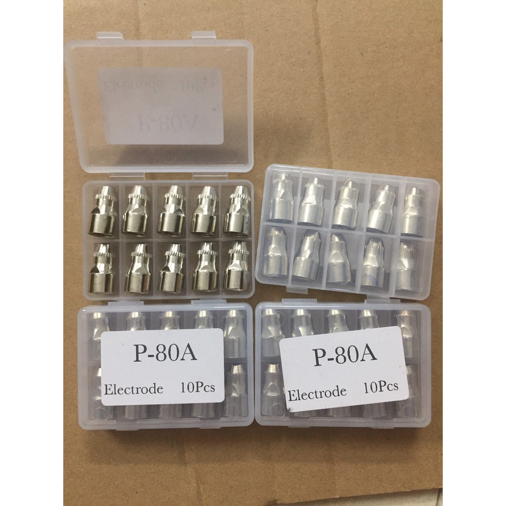 Bộ Chụp bép cắt plasma P80 và điện cực cắt plasma - 1.3, 1.5, 1.7