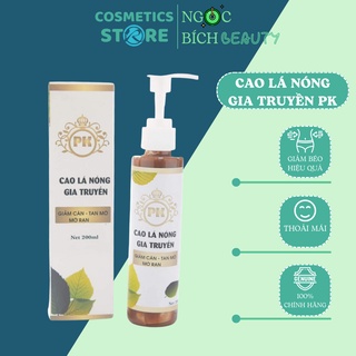 Cao lá nóng đốt mỡ 💥 CAO CẤP 💥 Cao lá nóng gia truyền giảm cân tan mỡ, mờ Rạn PK hỗ trợ đốt cháy mỡ hiệu quả