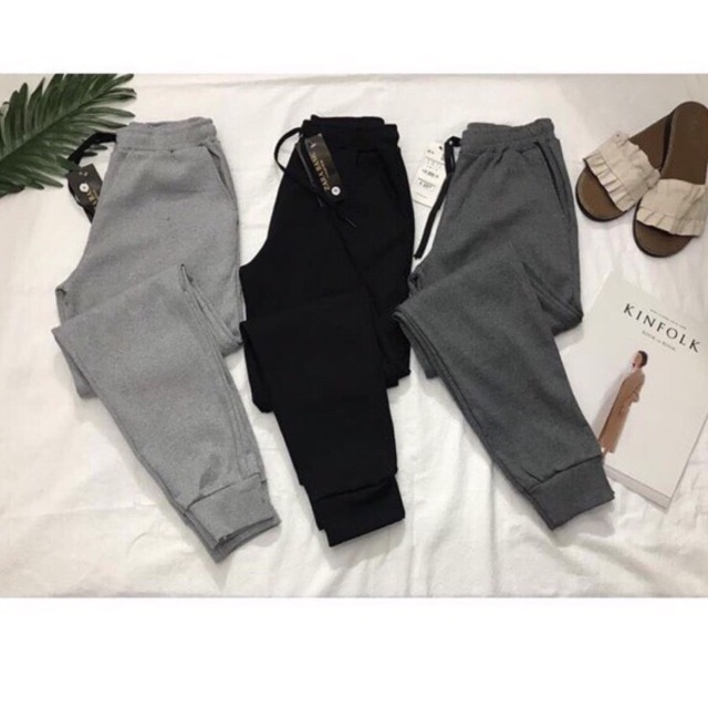 BÁN SỈ QUẦN JOGGER LEN TĂM 3 MÀU