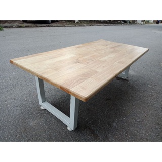 Bàn làm việc ngồi bệt gỗ cao su - gỗ tự nhiên