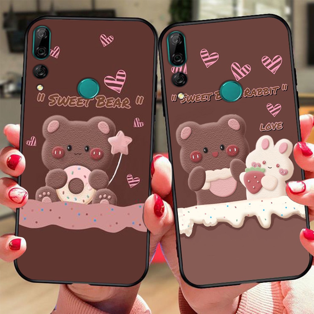 Ốp lưng điện thoại huawei y9 2019 / y9 prime 2019 in hình gấu nâu vô cùng đáng yêu