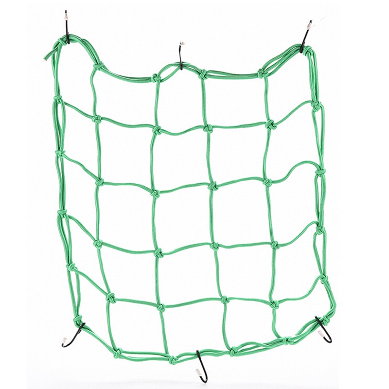 Lưới Ràng Hành Lý 4 Móc 30x30cm Cho Xe Đạp / Xe Máy Màu Sắc