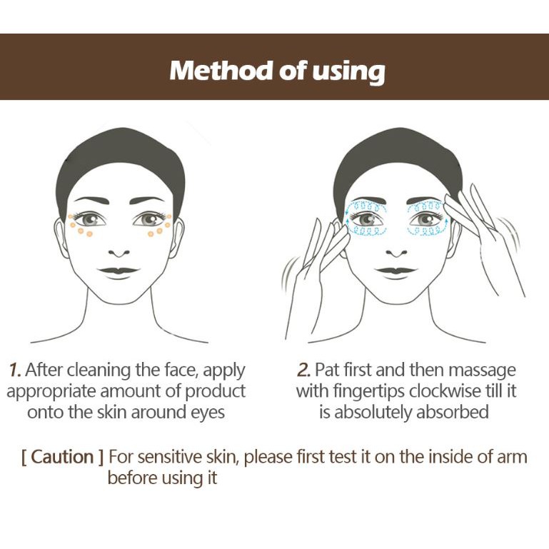 Kem làm mờ quầng thâm - bọng mắt - vết nhăn Cayman Eye Cream Vibrant Glamour EN