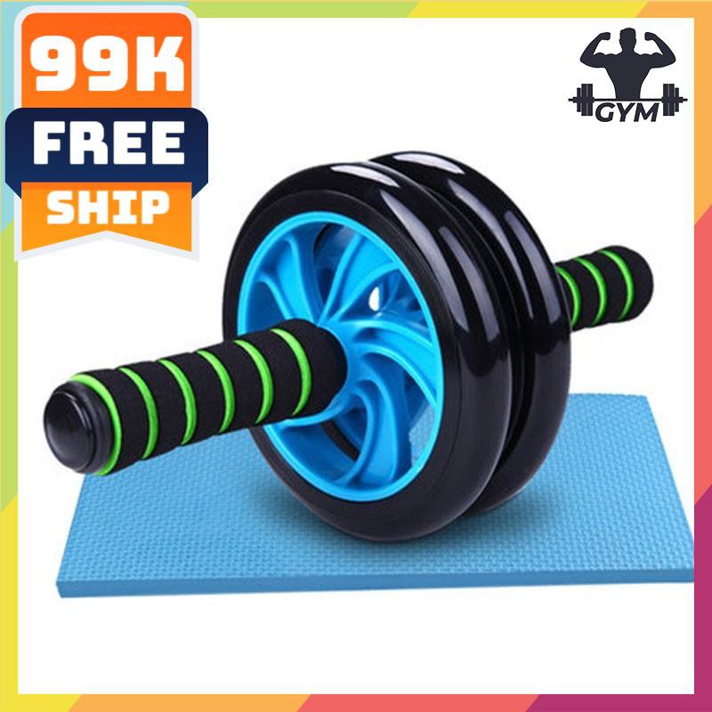 FLASH SALE🎁 Con lăn tập bụng GYM Roller-Bánh xe tập cơ bụng 6 múi-freeship 50k-giảm giá rẻ vô địch-hà nội & tphcm