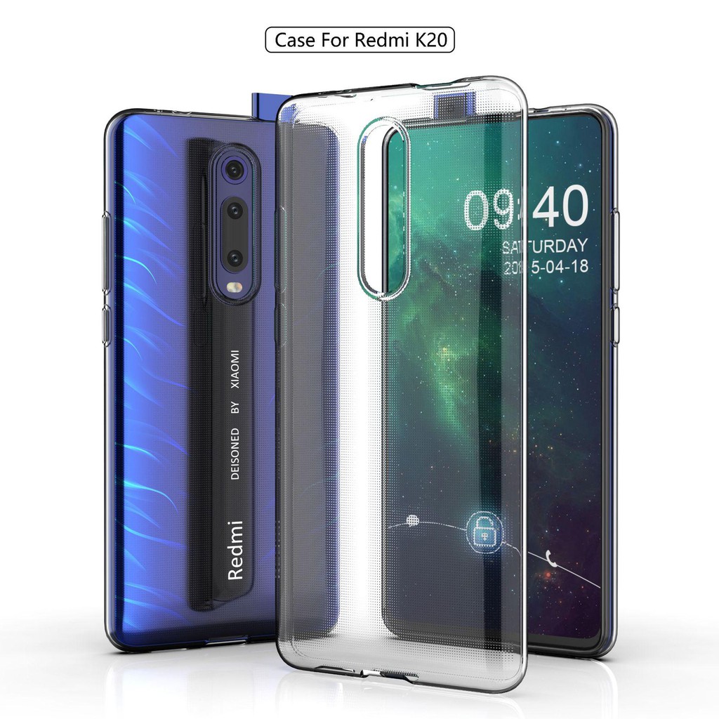 Ốp Lưng Silicon Trong Suốt Cho Xiaomi K20, Ốp Lưng Xiaomi K20