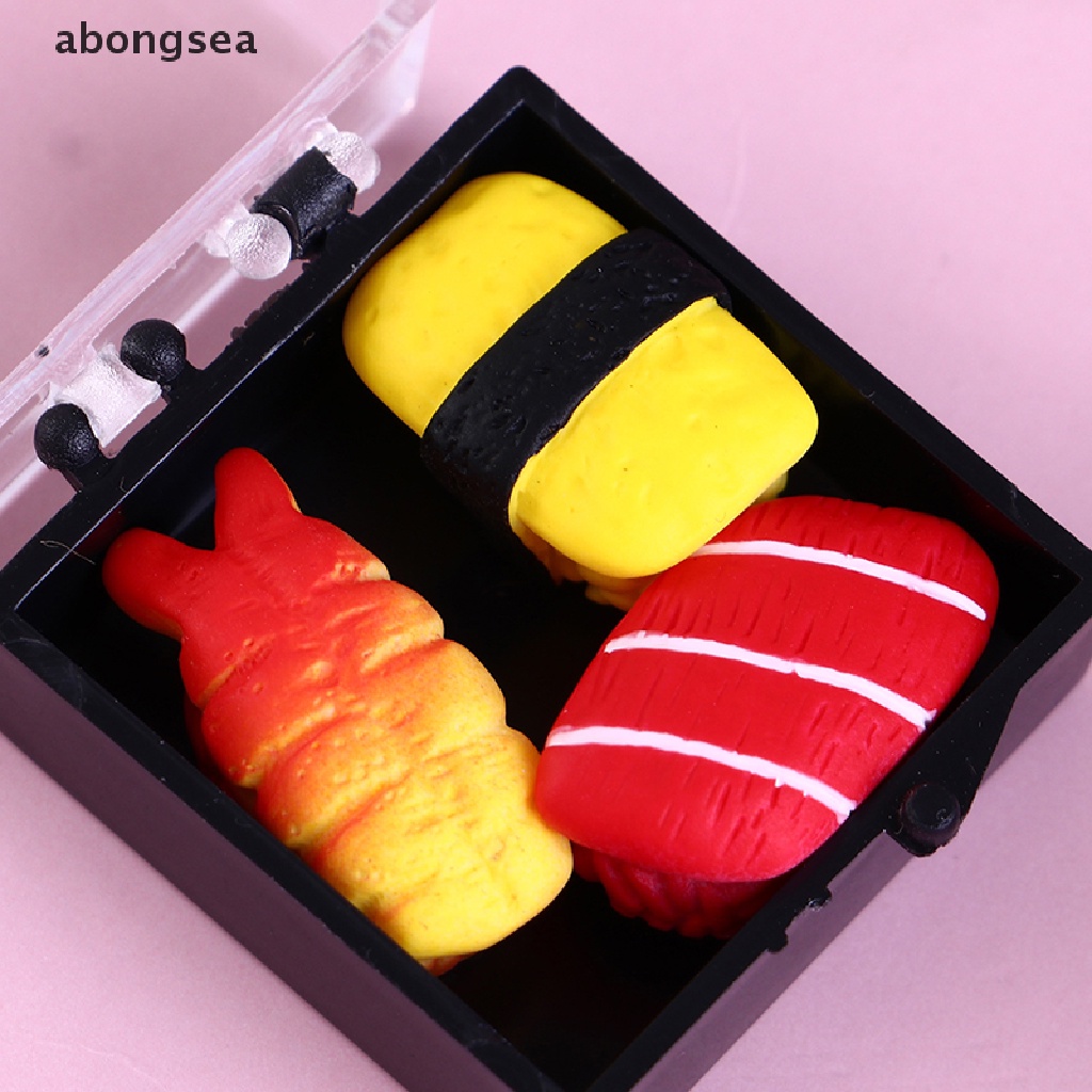 Hộp mô hình thức ăn/ đồ trắng miệng mini trang trí nhà búp bê