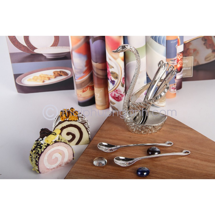 Bộ giỏ thìa, dĩa Thiên Nga