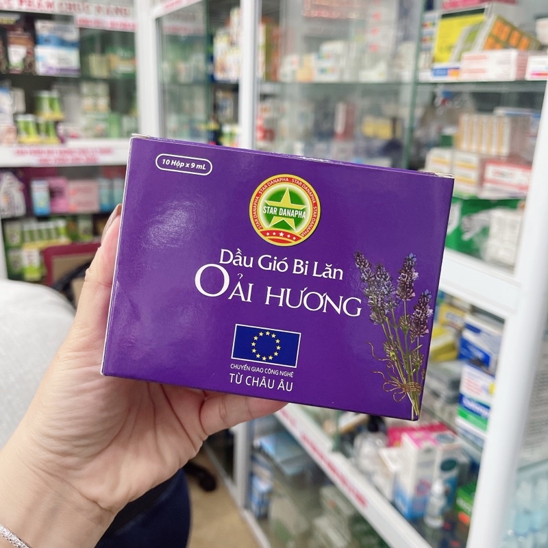 Dầu Gió Bi Lăn 9ml -  Danapha 100% chính hãng