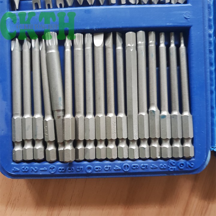 Bộ mũi tô vít đa năng chuôi lục giác 6.35mm 50 chi tiết cho máy khoan