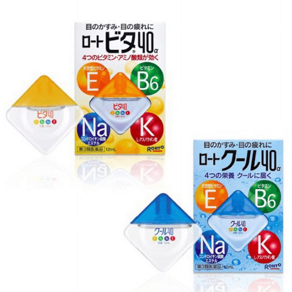 Thuốc nhỏ mắt Rohto Nhật bản Vita 40 bổ xung vitamin (12ml)