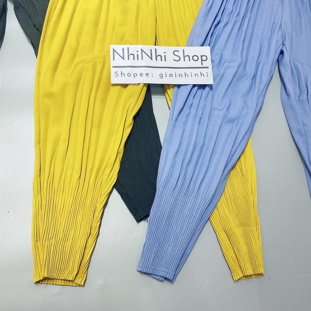 Quần bom nhăn ống bó dáng thể thao cạp chun siêu đẹp QS1669 - NhiNhi Shop