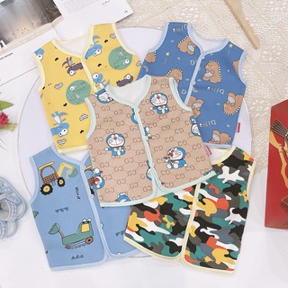 Áo gile nỉ bông cho bé