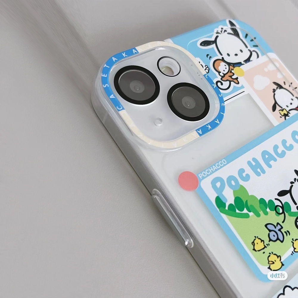 SANRIO Ốp Điện Thoại TPU Mềm Chống Sốc Hình Pochacco Cho IPhone11 12Pro 12Promax 12mini 11PRO 11PROMAX 13 13PRO 13PROMAX Xs Max XR 7 8 Plus
