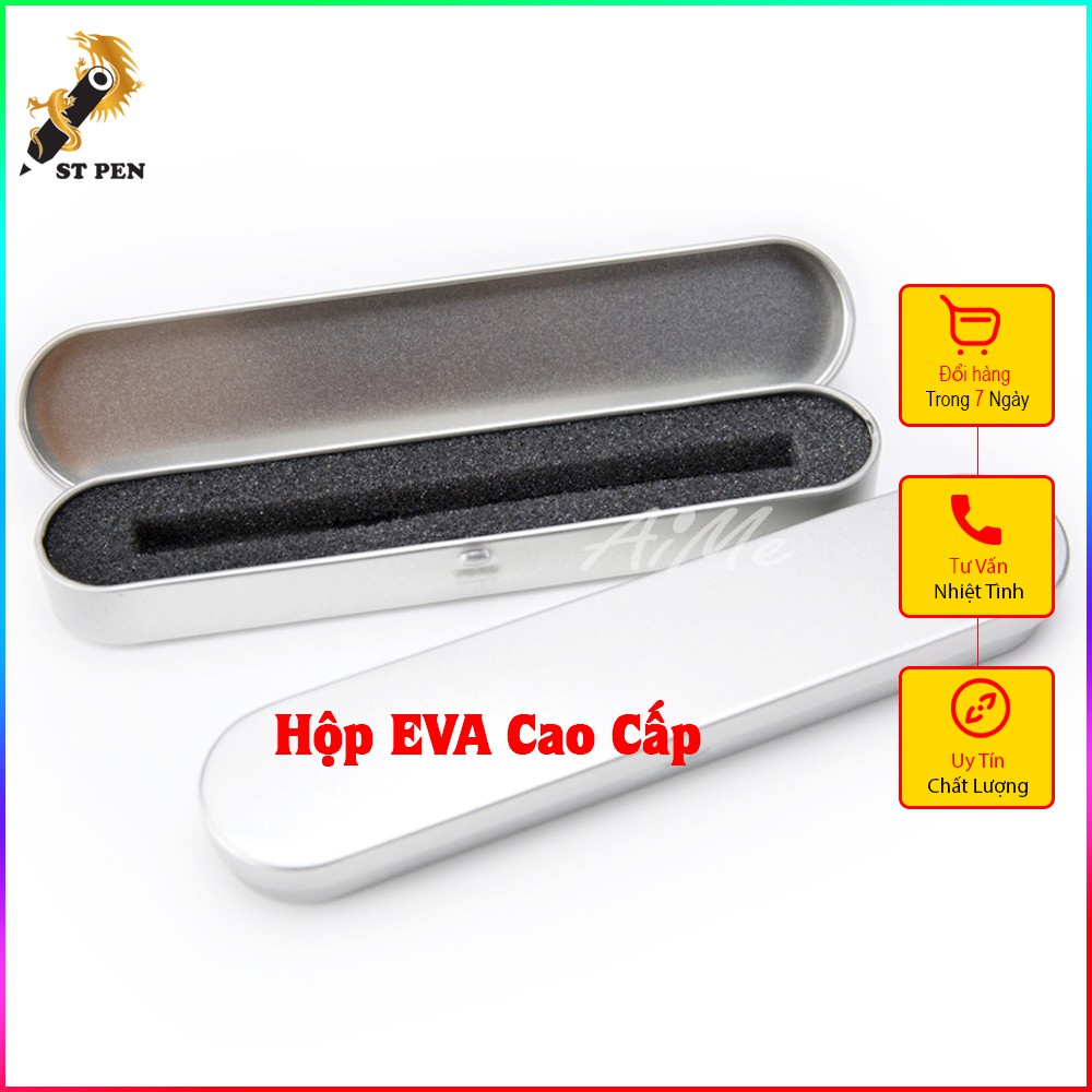 Hộp bút kim loại cao cấp EVA⚡hộp kích thước 178*36*19mm⚡Khắc tên in logo theo yêu cầu - ST PEN