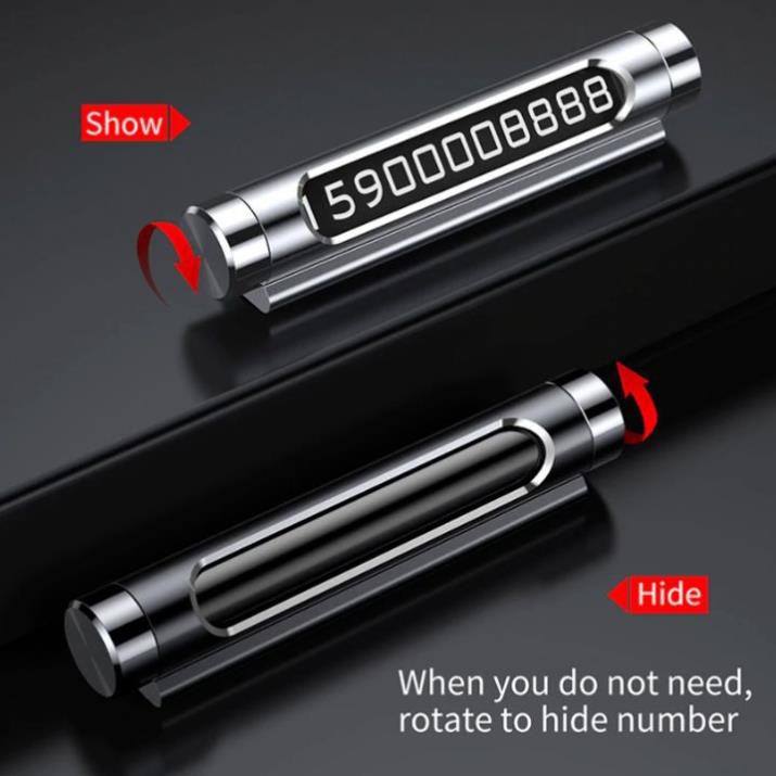 Bảng số điện thoại trên ô tô nhãn hiệu ACNUM - Thẻ ghi số điện thoại khi xe dừng đỗ, Bảng ghi số điện thoại trên ô tô