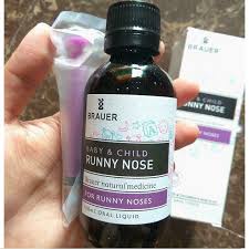 Sổ mũi Brauer Runny Nose dạng Siro (Úc) cho bé từ 6 tháng tuổi