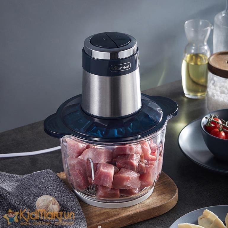 Máy Xay Thịt Mini Bear QSJ-B03H2, Máy Xay Thực Phẩm, Tỏi Ớt Đa Năng, Công Suất 300W - Hàng Chính Hãng, Bảo Hành 12 tháng