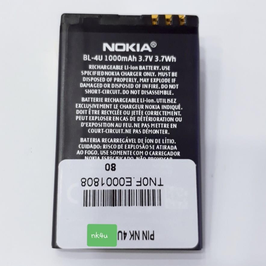 Pin 210/ BL-4U/ 3120 / 5330 / 5530 / 6212 / 6216 / 6600 / Asha 206