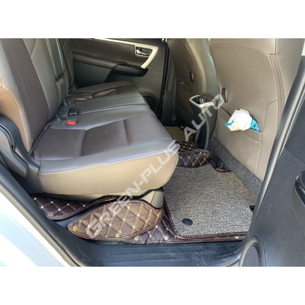Thảm lót sàn ô tô 6D Toyota Fortuner  chống nước, không mùi, phủ kín 90% sàn xe