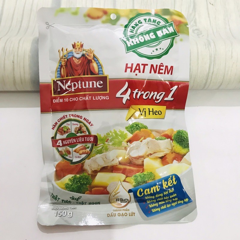 Hạt nêm Neptune 150g vị heo 4 trong 1