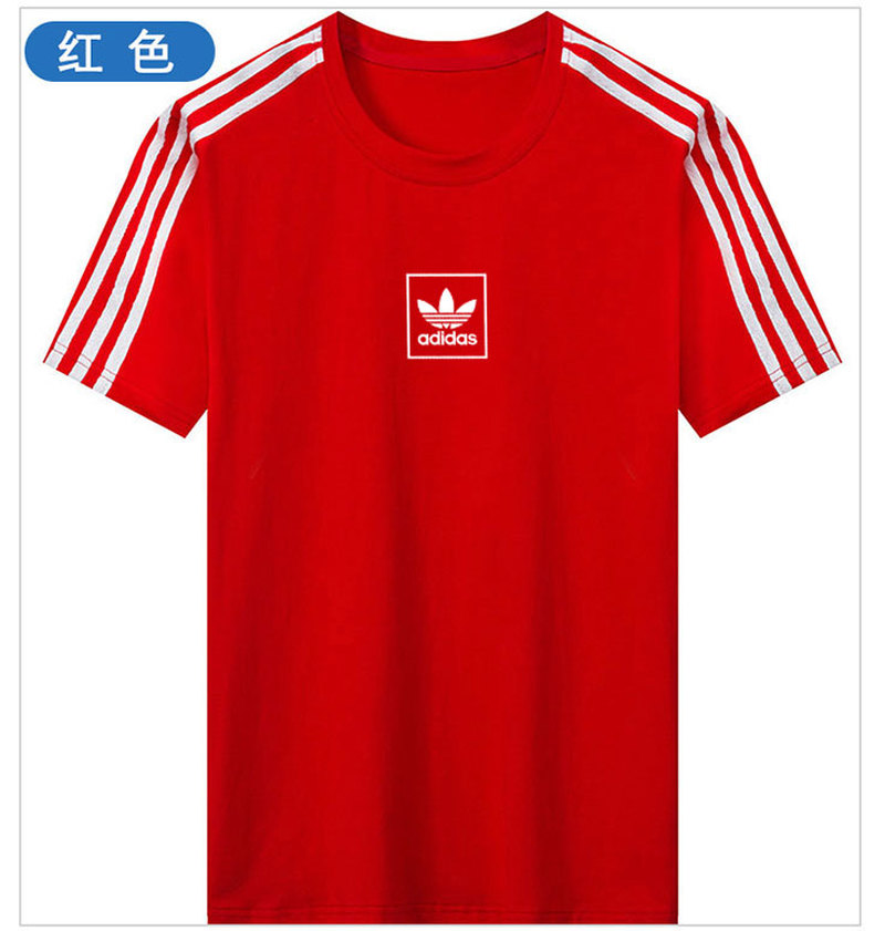 ADIDAS Áo Thun Nam Tay Ngắn Cổ Tròn Có In Hình Thời Trang Phong Cách