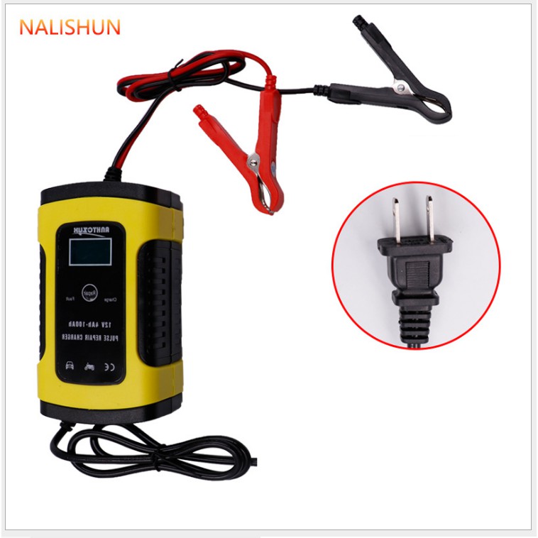 Máy sạc bình acquy 12v tự ngắt, sạc bình acquy 12v từ 4ah - 100ah cho xe máy và ô tô.