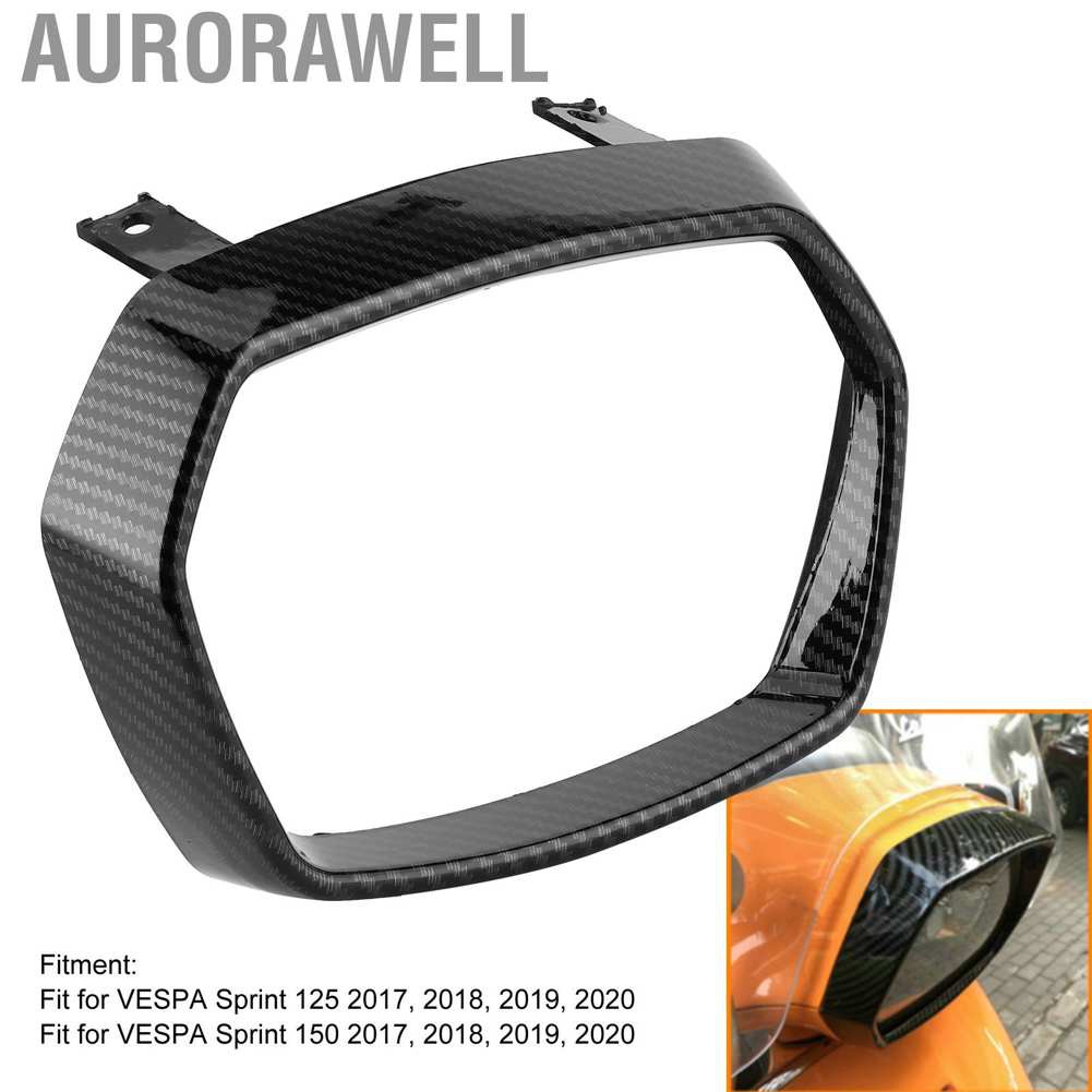 Aurorawell ABS Headlight Guard Cover Bezel Protection Fit for VESPA Sprint 125/150 2017-2020