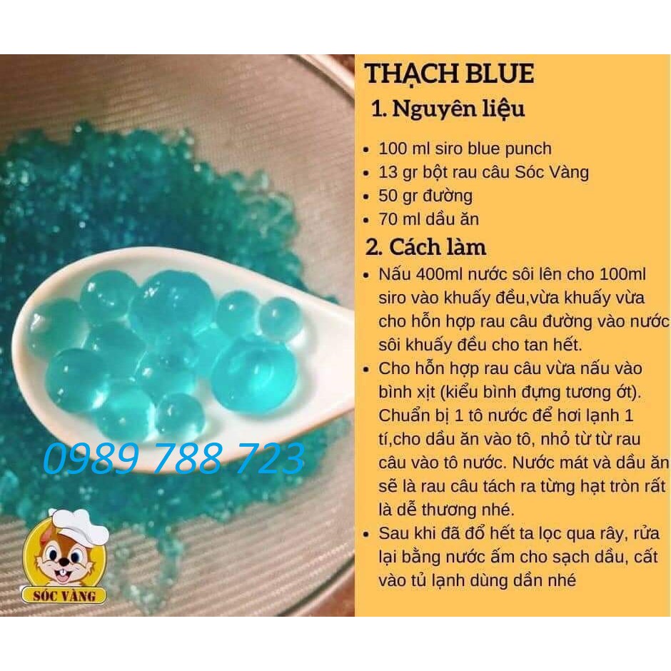 TẶNG CÁCH LÀM - Bột Thạch Rau Câu / Bột Làm Thạch Con Sóc Vàng làm thạch cực ngon | BigBuy360 - bigbuy360.vn