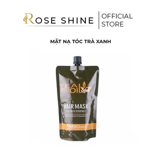 Hấp túi phủ lụa siêu mềm mượt fabio tea tree essence hair mask 500ml