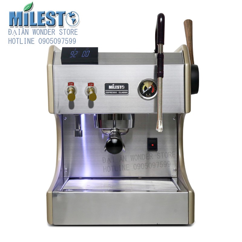 Máy pha cà phê Milesto Aurora EM-20 chuyên nghiệp