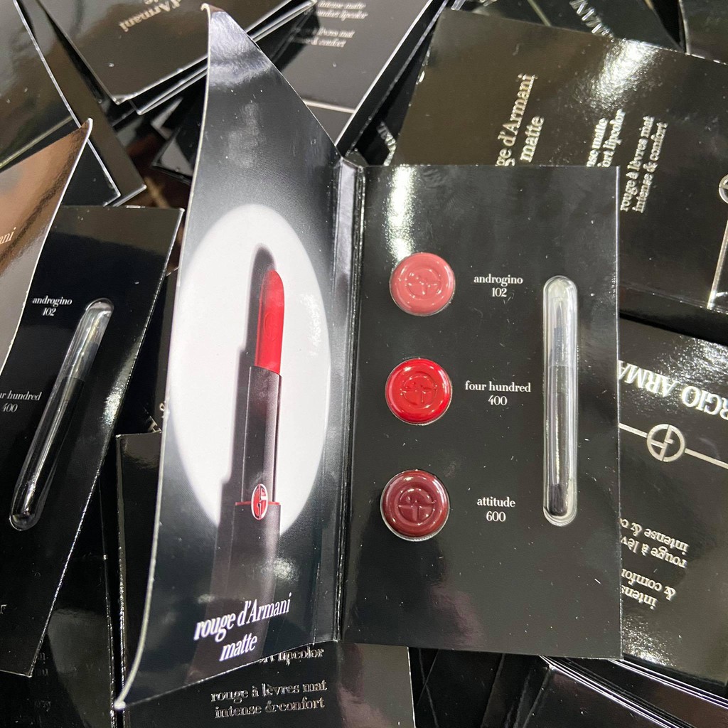 [Quà tặng] Vỉ son 3 màu Giorgio Armani Rouge d’Armani matte | BigBuy360 - bigbuy360.vn
