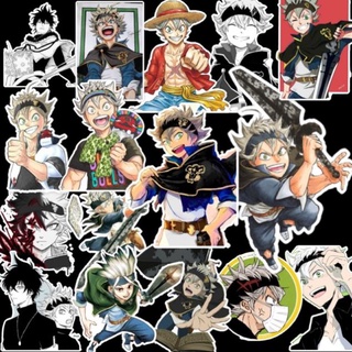 Stick14 - bộ 50 sticker black clover anime chất ngầu