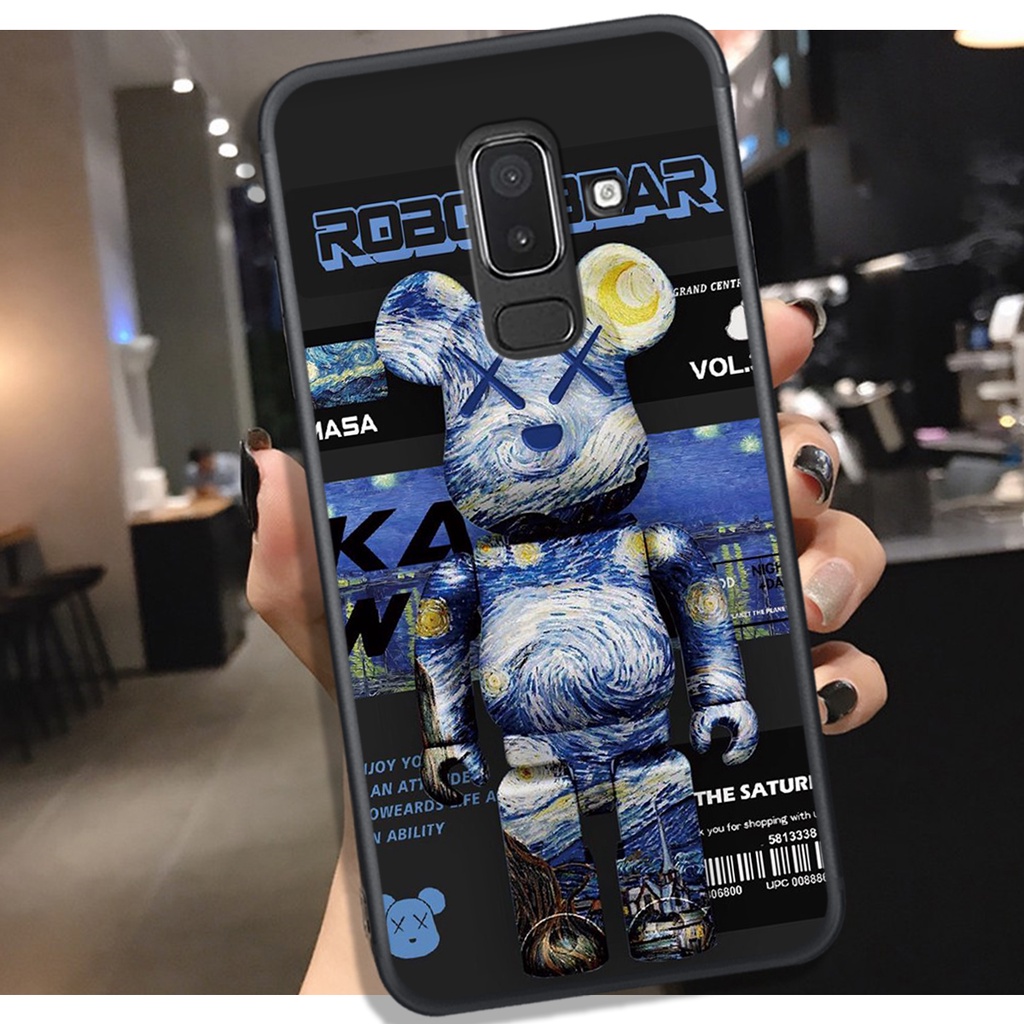 [HOT]ỐP SAMSUNG J8 - J6 PLUS - A6 PLUS - A8 PLUS , In Hình Gấu Robot họa tiết L-V màu sắc cực đẹp.