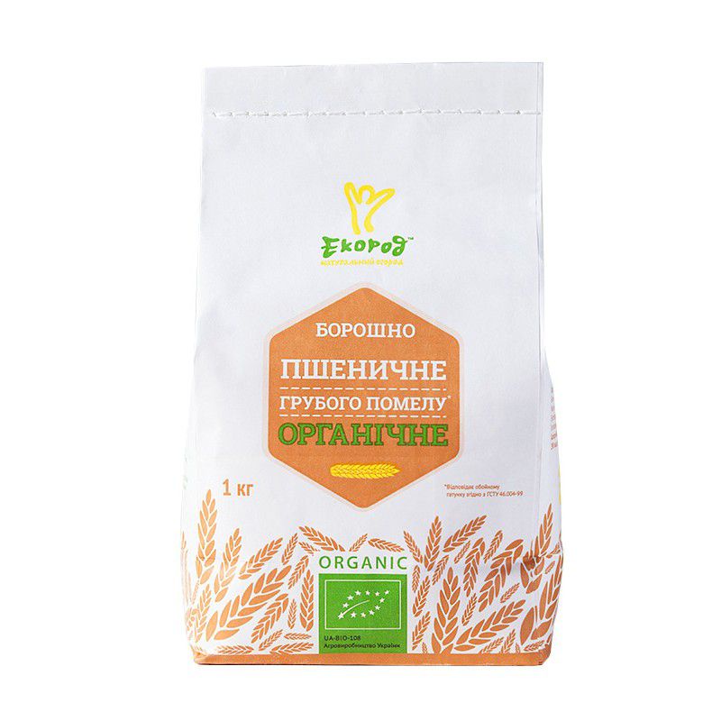 1kg Bột mỳ nguyên cám hữu cơ Nhập khẩu Nga túi giấy