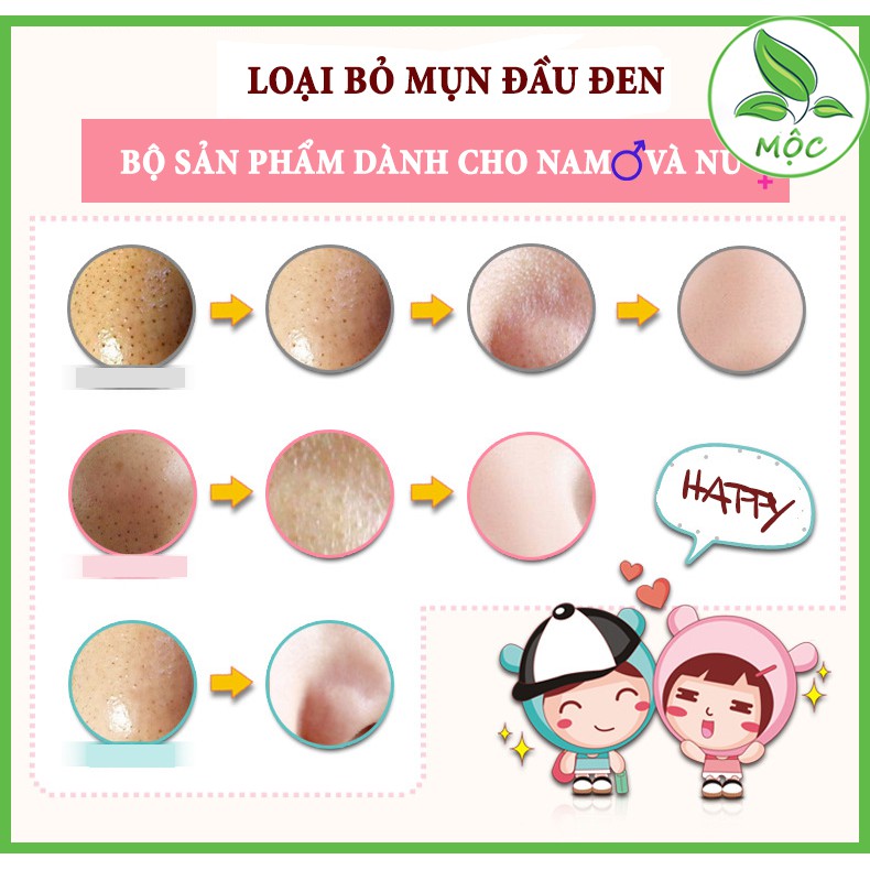 Lột mụn đầu đen than tre 3 miếng Bioaqua