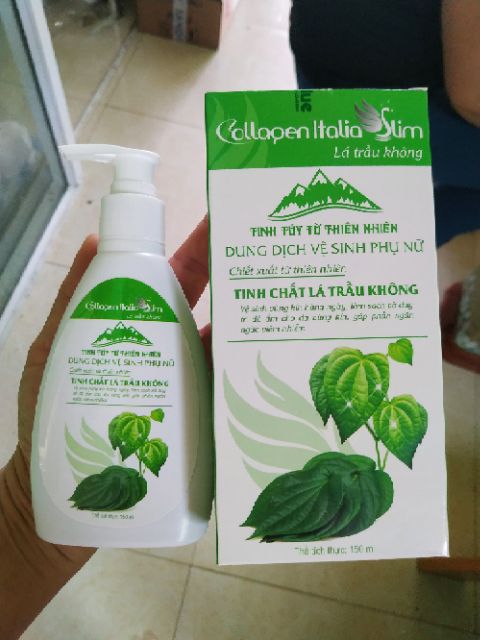 Dung dịch Collagen Italia Slim lá trầu không