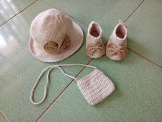 Combo 3 món len, sợi HandMade cho bé