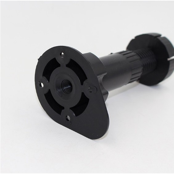 Bộ 4 chân nhựa điều chỉnh màu đen 10 cm