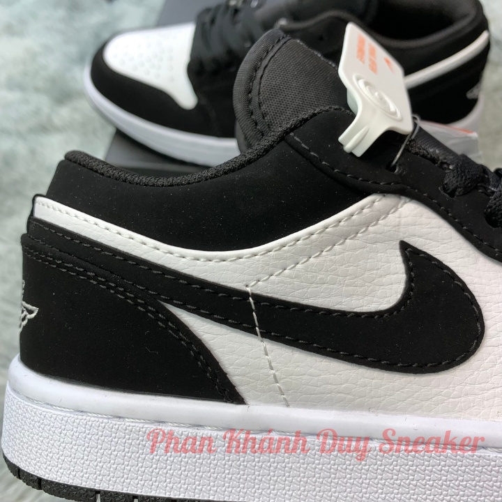 Giày sneaker jordan panda low trắng đen cổ thấp