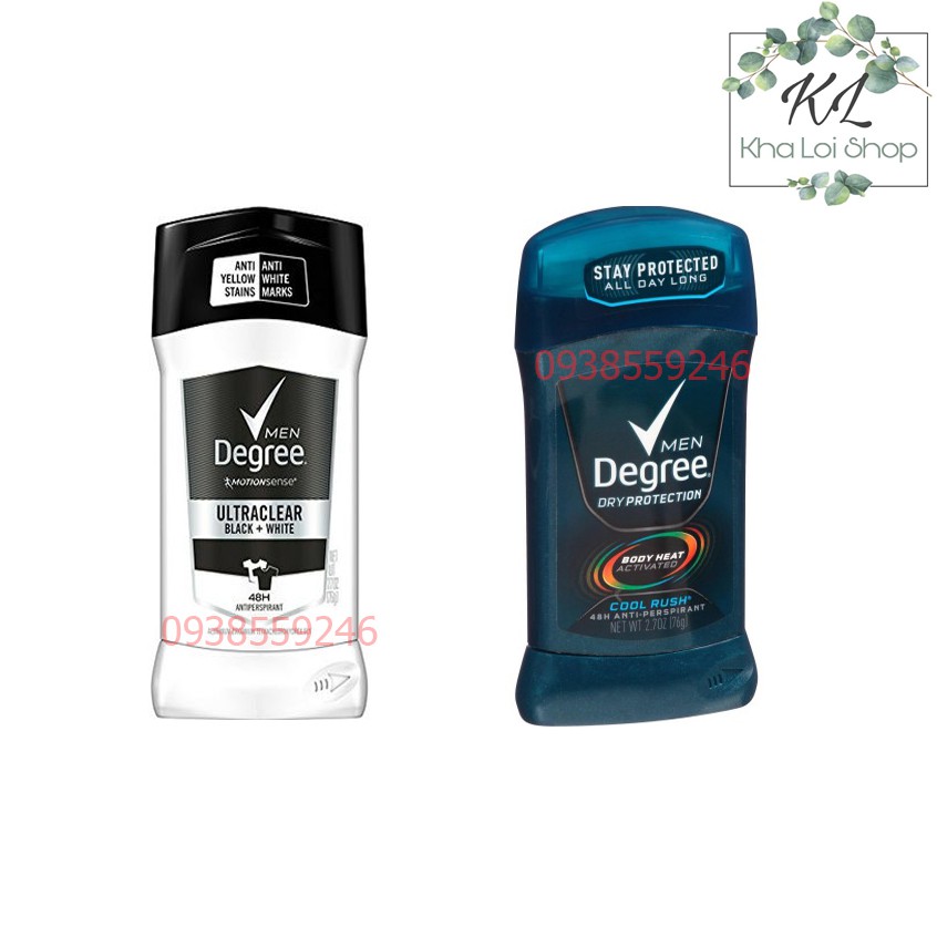 Sáp khử mùi Degree Men Cool Rush 48h -76g