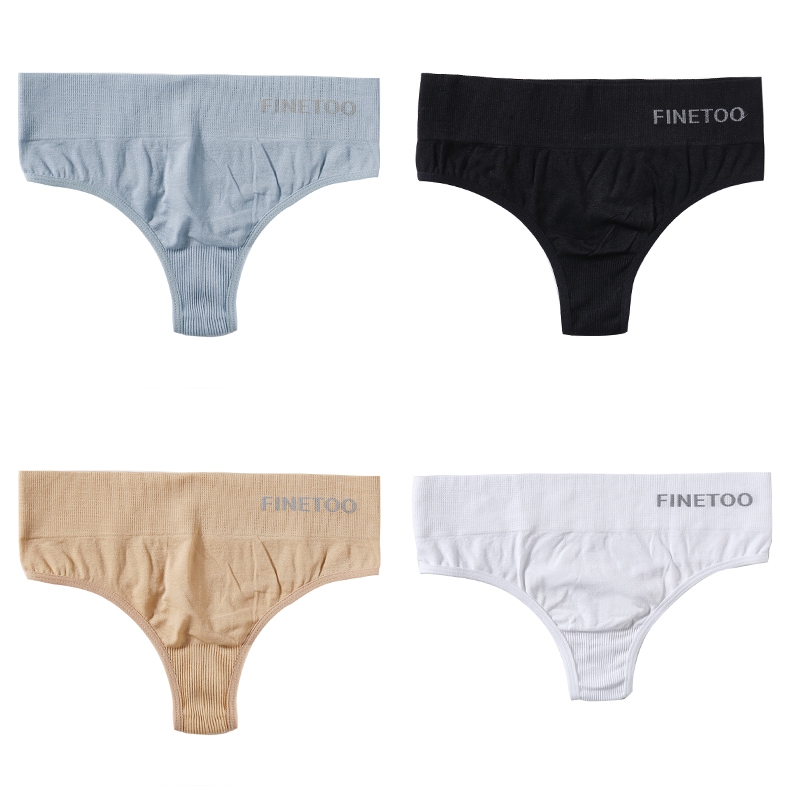 Quần lót lọt khe CUTEBYTE vải cotton phong cách thể thao gợi cảm cho nữ