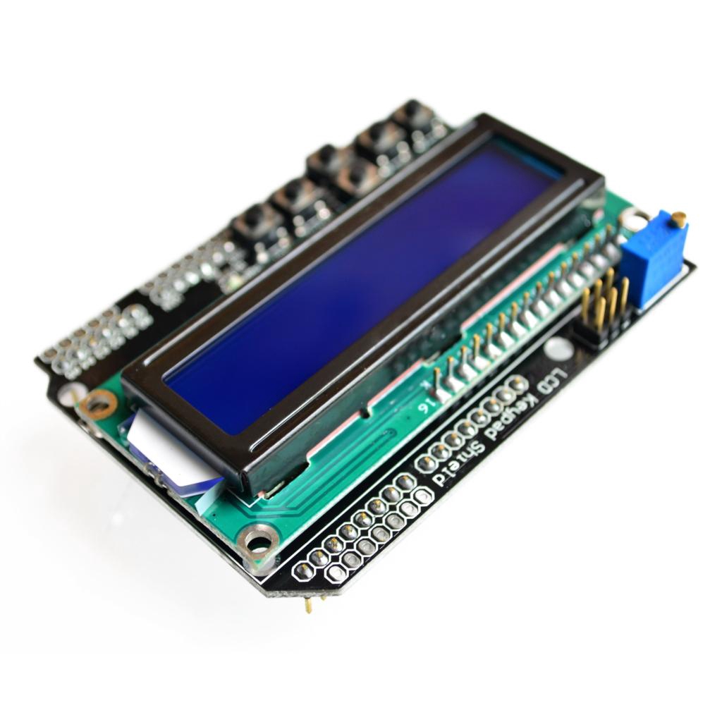 LCD Keypad Shield LCD1602 LCD 1602 Module Display ATMEGA328 ATMEGA2560 raspberry pi UNO blue screen