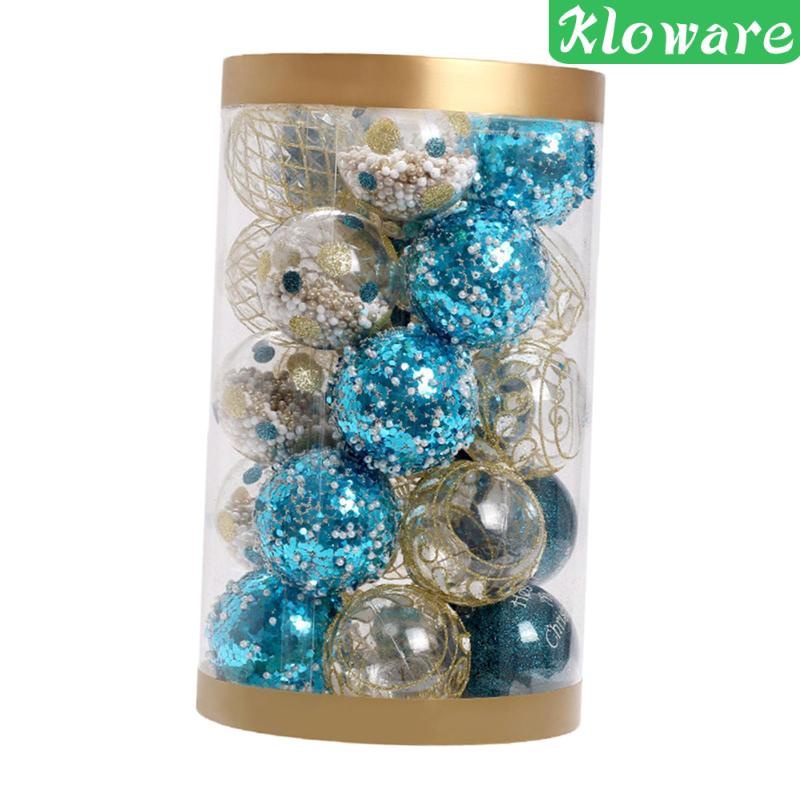 Bộ 25 Quả Châu Trang Trí Cây Thông Giáng Sinh